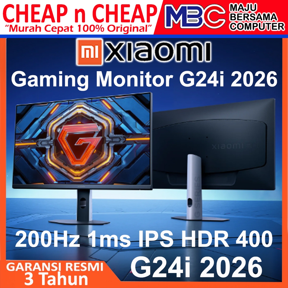 Jual Xiaomi G24i 2026 Gaming Monitor 200Hz 1MS IPS LED Monitor Mi 24 Id 11134207 8224w