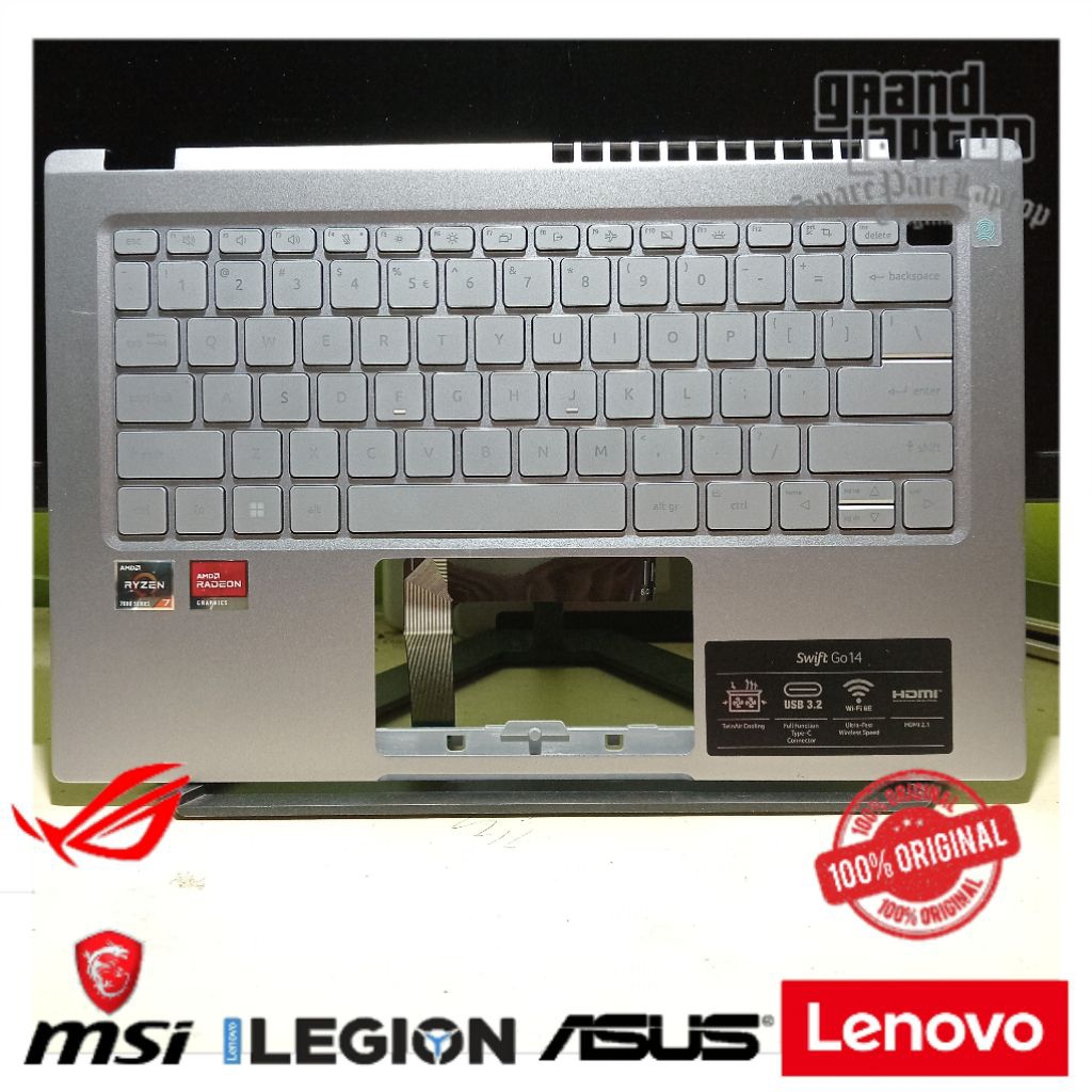 Jual keyboard dan frame Acer Swift Go 14 SFG14-41-R9YR | Shopee Indonesia