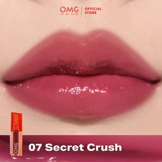 OMG OH MY GLAM Glassy Lip Tint 2g Lip Tint Merah Jingga Official