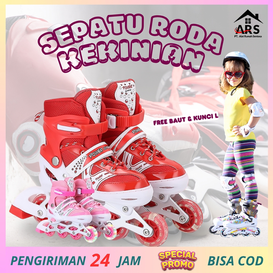 Jual ARS - Sepatu Roda Stylish Fashion Anak – Tersedia Macam Warna ...