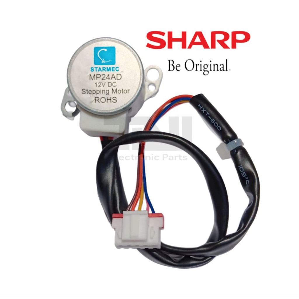 Jual Dinamo Motor Swing AC Sharp UCY MP24AD DC 12 Volt Original AH ...