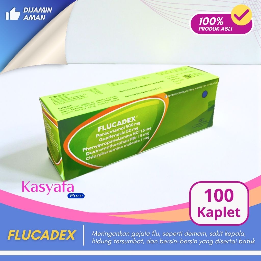 Jual FLUCADEX Box Isi 100 Kaplet - Obat Flu Batuk Pilek | Shopee Indonesia