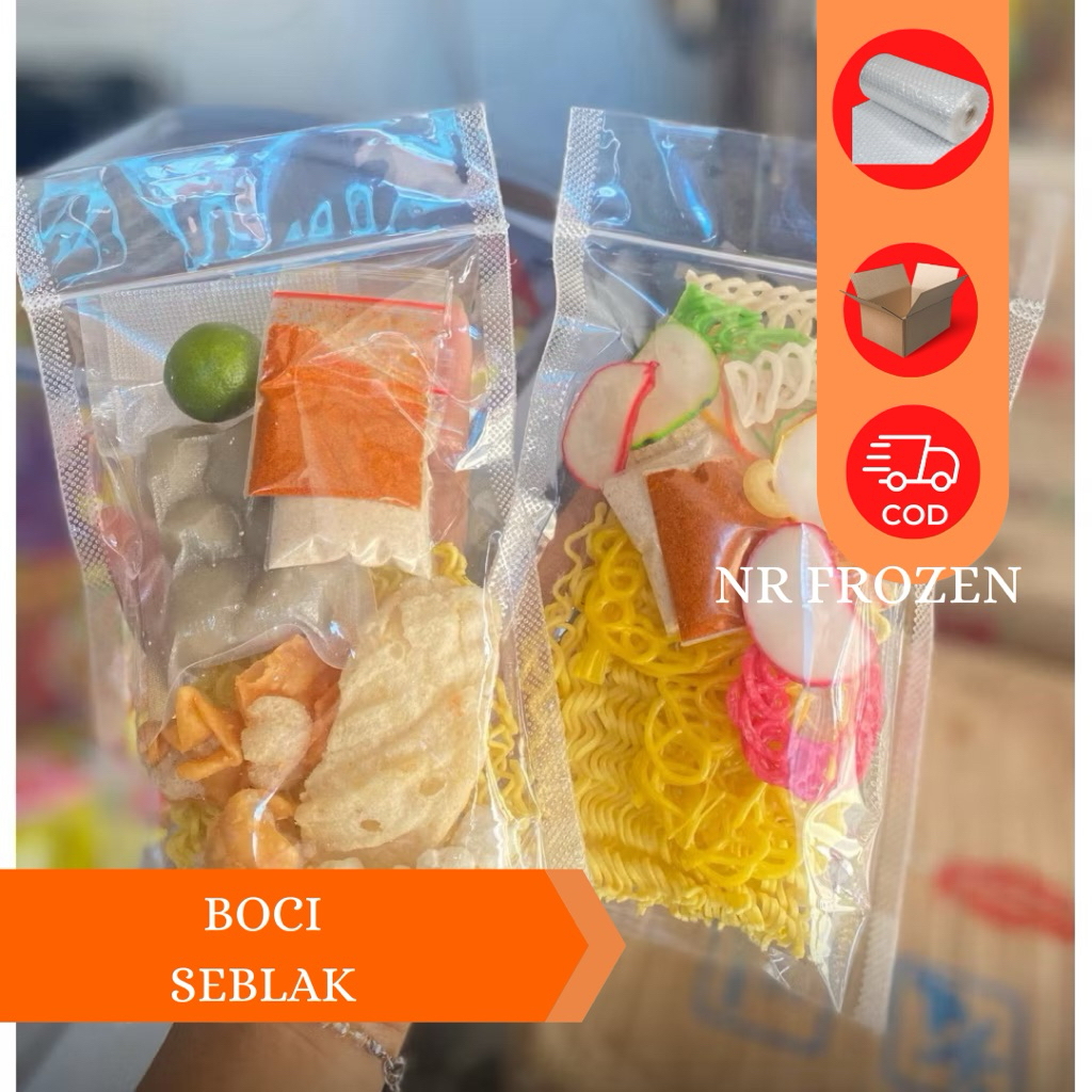 ビッグセール‼️Baso ACiとseblak 12点セット Jual [Paket Reseller 12 Pcs] Semangkok Boci - Mix Baso Aci Instan