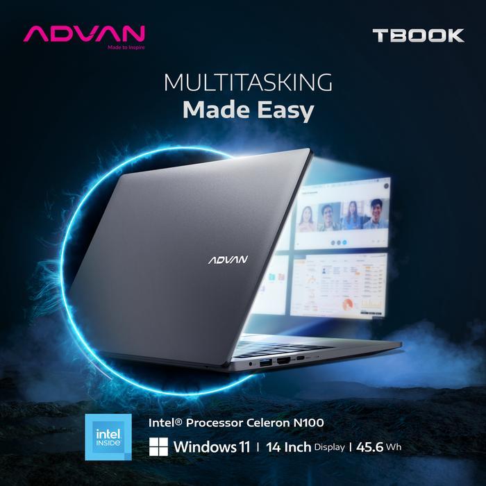 Jual ADVAN TBOOK Laptop Notebook Intel N100 4GB/128GB 14