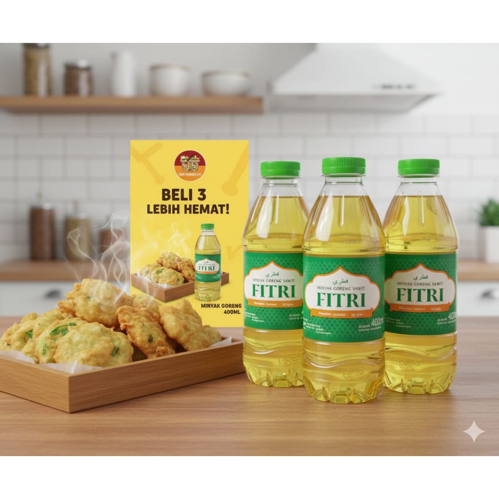 Jual Minyak Goreng Sawit Fitri Botol 400ml 1 Pcs | Shopee Indonesia