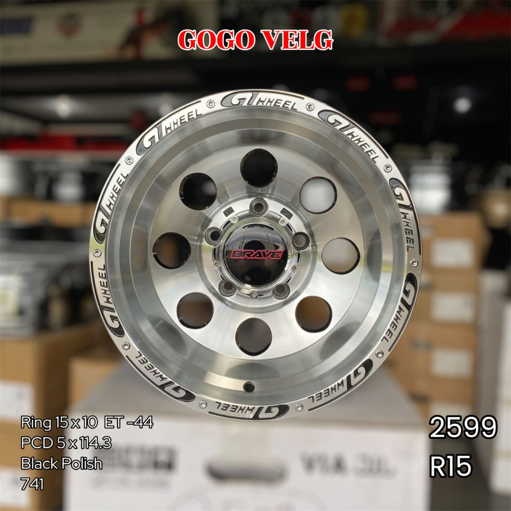 Jual Velg Mobil R15 OFFROAD PCD 5X114,3 Lebar 8 dan 10 ET 0 dan -44 GT ...