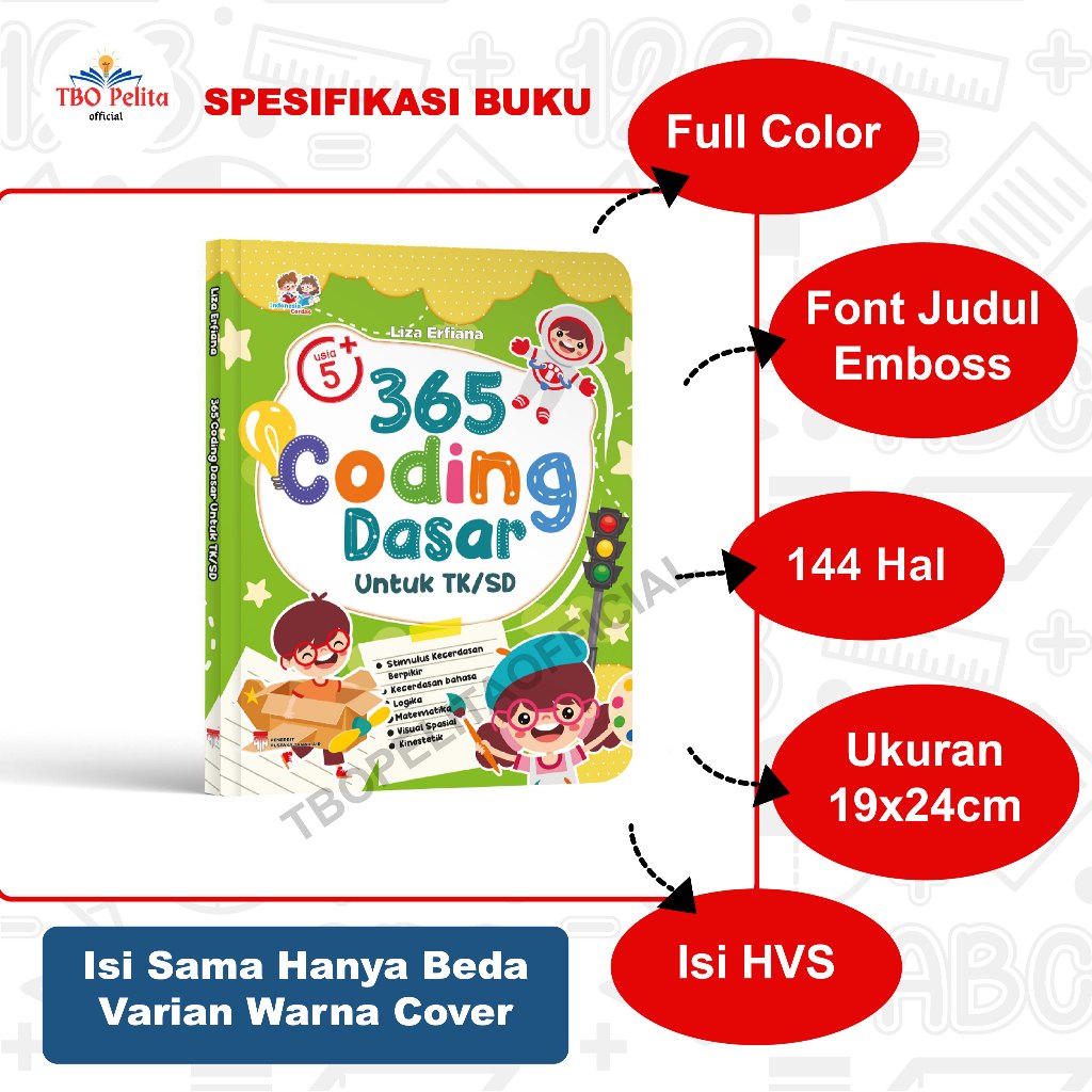 Jual 365 Coding Dasar anak TK-SD | Shopee Indonesia