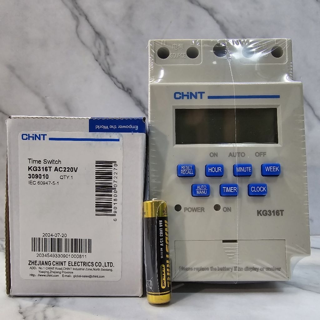 Jual KG316T TIMER DIGITAL TIME SWITCH 220VAC Programmable Digital Timer ...