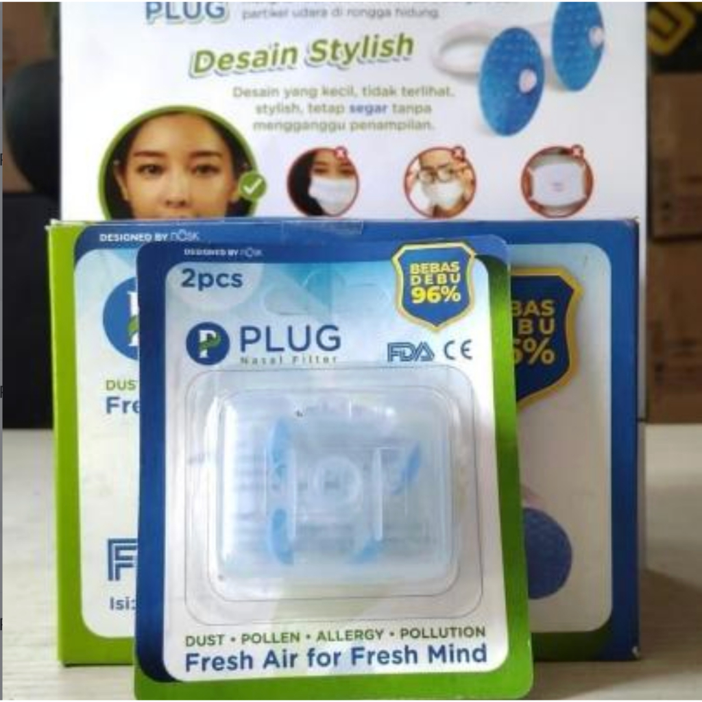 Jual Masker PLUG/plug nasal Filter/Masker Hidung Bebas Polusi plug ...