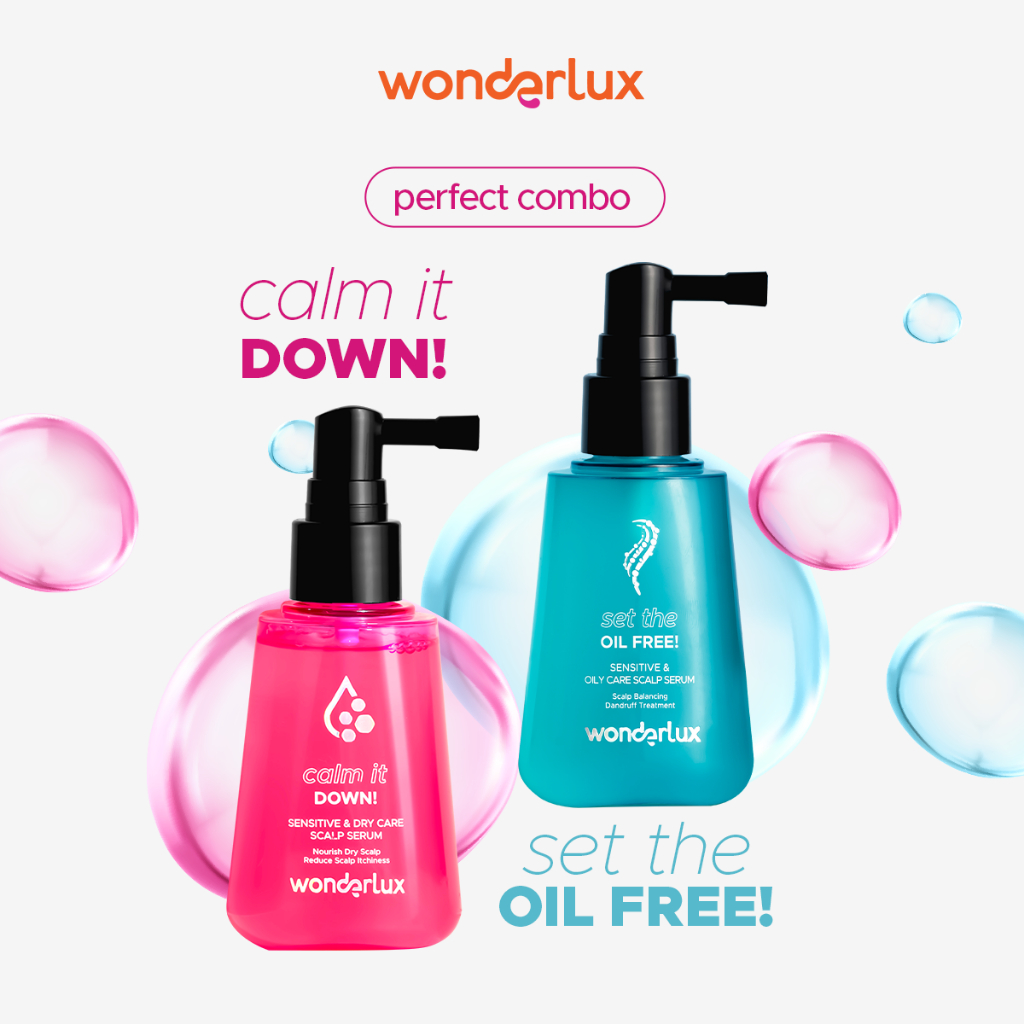 Jual Wonderlux Hair Serum Sensitive, Dry & Oily Scalp Care Serum Hair ...