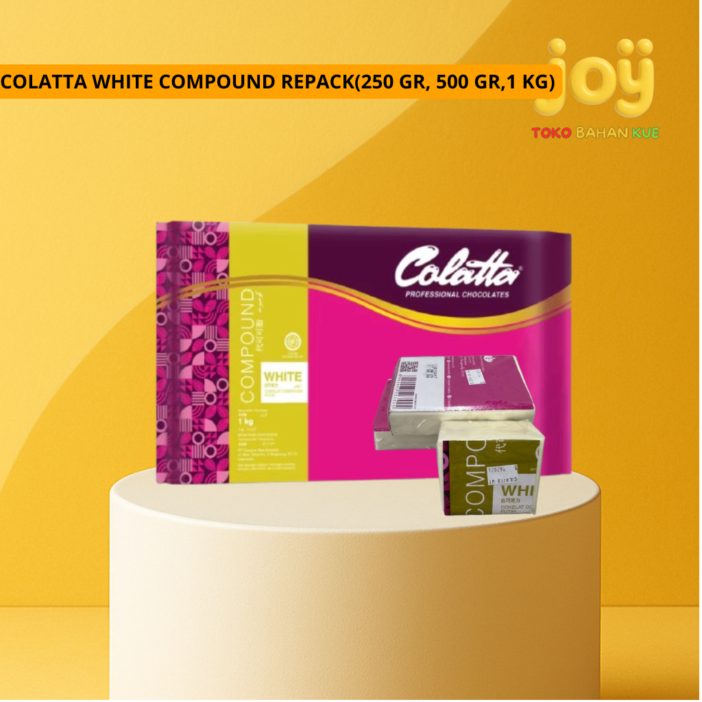 Jual COLATTA WHITE COMPOUND REPACK (250 GR, 500 GR,1 KG) | Shopee Indonesia