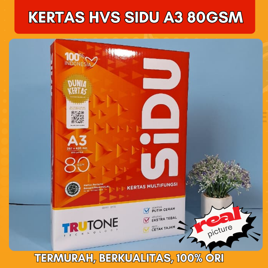 Kertas Hvs A3 untuk Cetak Tajam & Serbaguna | Shopee