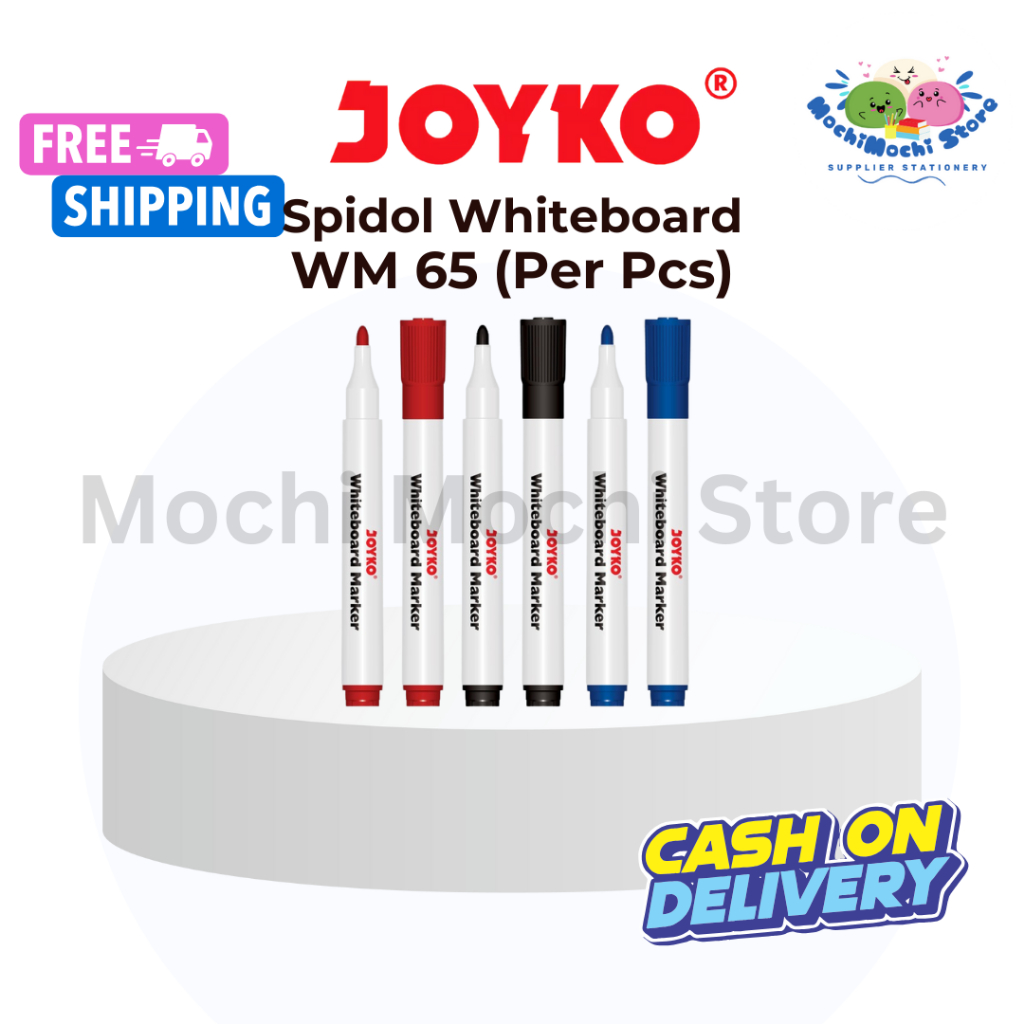 Jual Spidol Whiteboard Joyko WM-65 | Spidol Whiteboard Marker ...