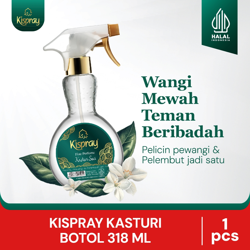 Jual Kispray Kasturi Suci – Pewangi Pelicin Pelembut Pakaian Halal ...
