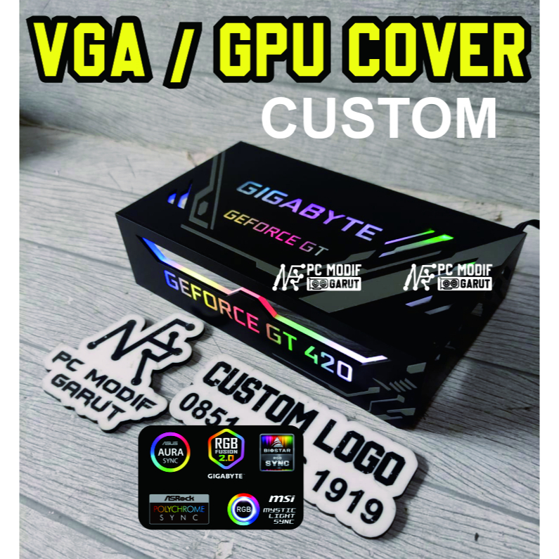 Jual vga cover gpu cover rx7 edition led argb | Shopee Indonesia