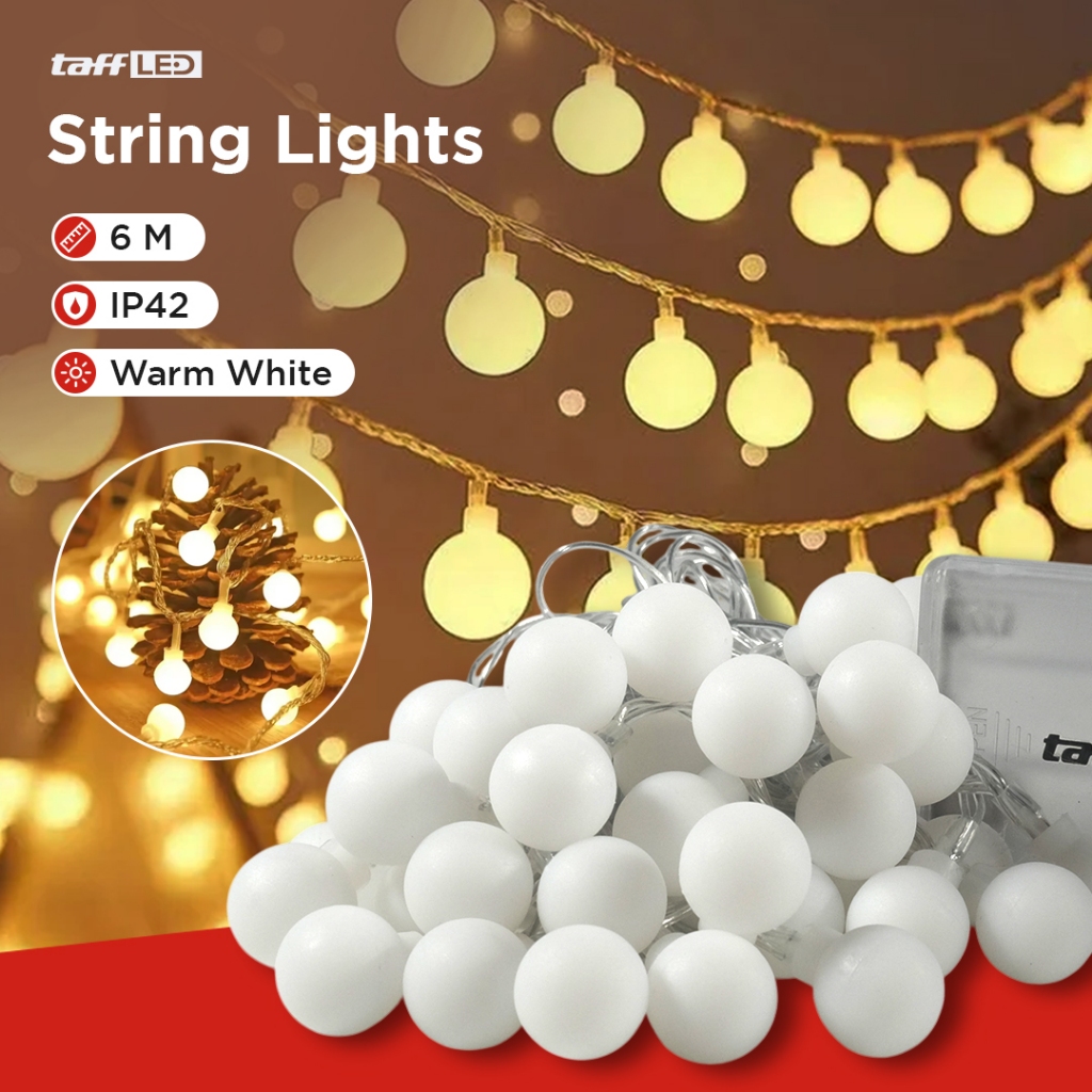 Jual Lampu Hias Gantung String Lights Model Bohlam with Battery ...
