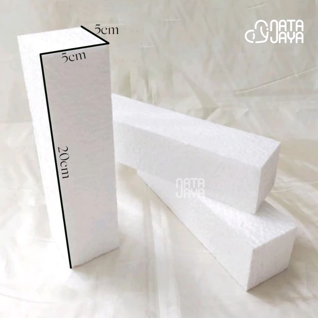 Jual Gabus Styrofoam (20x5x5 cm) untuk Buket Uang / Snack / Floral Foam ...