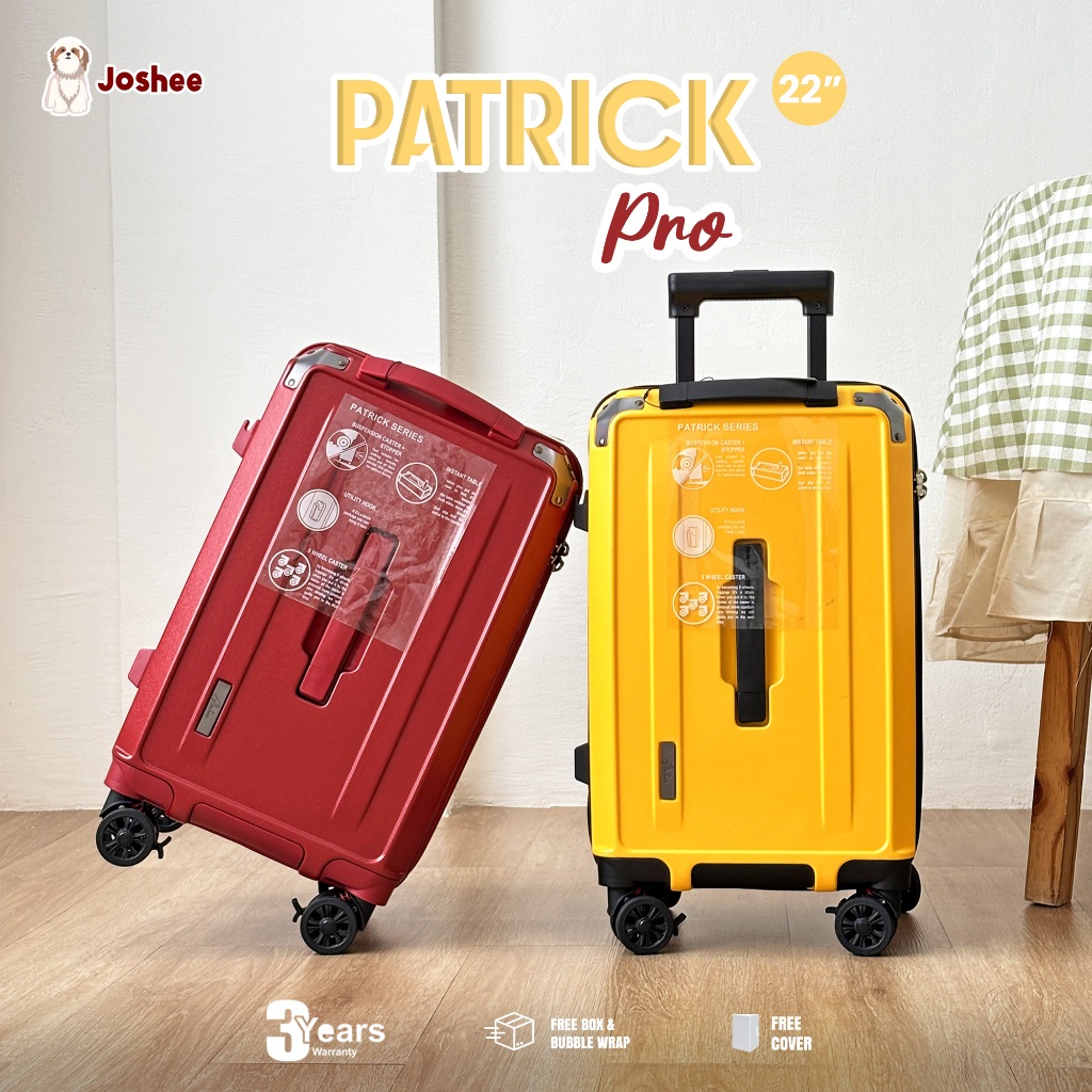 Jual Koper Trunk Joshee Patrick Pro Series 22 Inch TSA Travel Suitcase ...