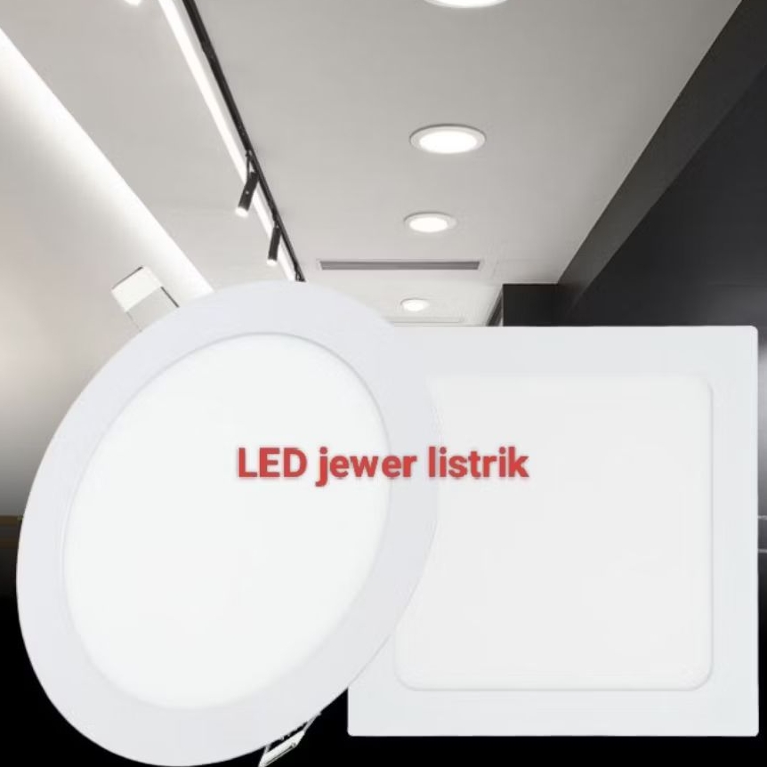 Jual Lampu downlight led panel inbow tipis slim 6w 9w 12w 18w 24w ...