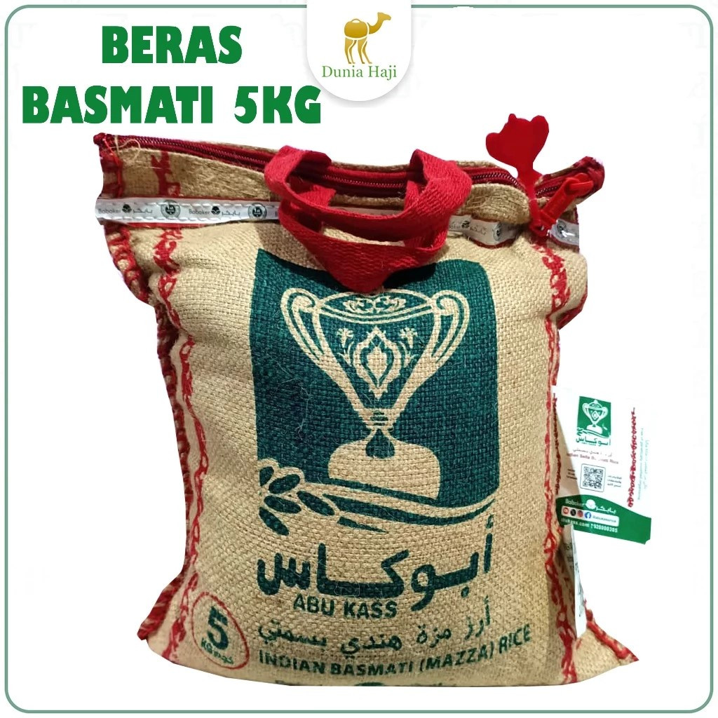 Jual Beras Basmati Abu Kass 5kg Original Rice Asli India - Beras ...