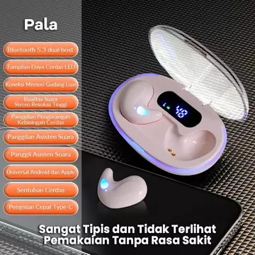 X55 TWS Bluetooth Wireless Nyaman Digunakan Earphone Bass Kencang Kualitas Jernih Dan Tahan Lama