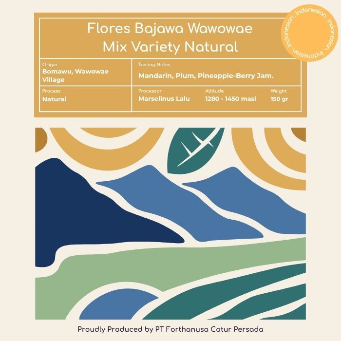 Jual Flores Bajawa Wawowae Mix Variety Natural 150 gram - Biji Kopi ...