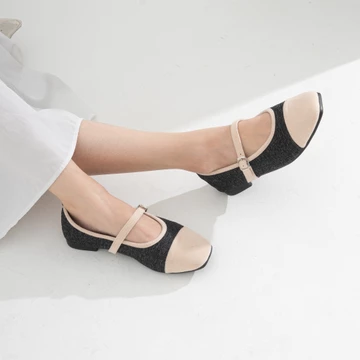 Chava Sepatu Wanita Square Toe Mary Jane Navisa Basic Collection