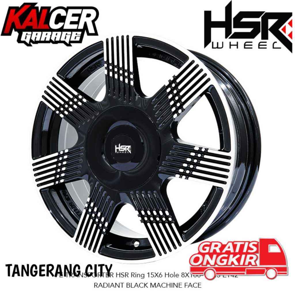Jual VELG RACING HSR FE TRANSPORTER HSR R15X6 H8X100-114,3 ET42 RBMF ...