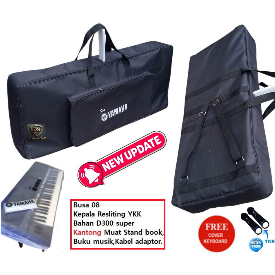 Jual Tas Keyboard Yamaha PSR E 473,PSR E463, PSR E453,Bonus Cover