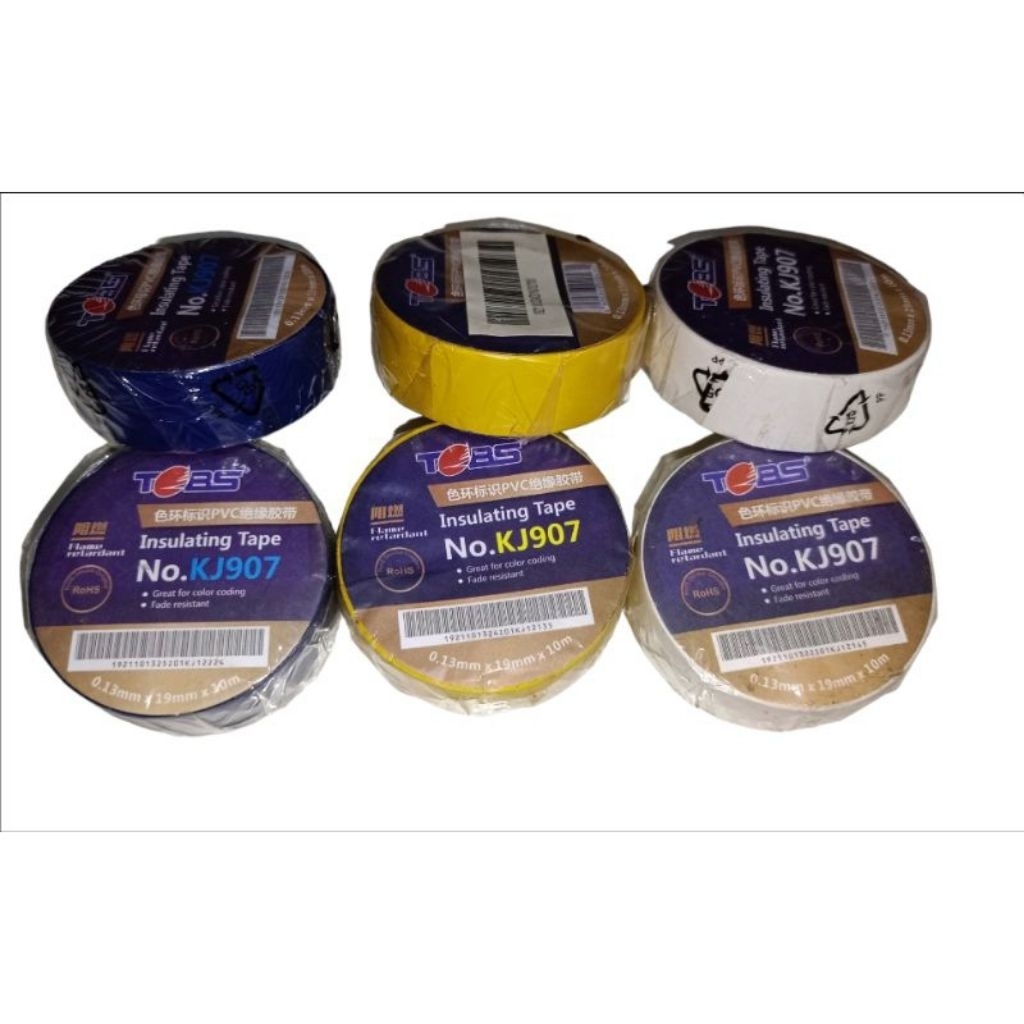 Jual ISOLASI warna biru ELECTRICAL TAPE COTRAN/TOBS warna biru isolasi ...