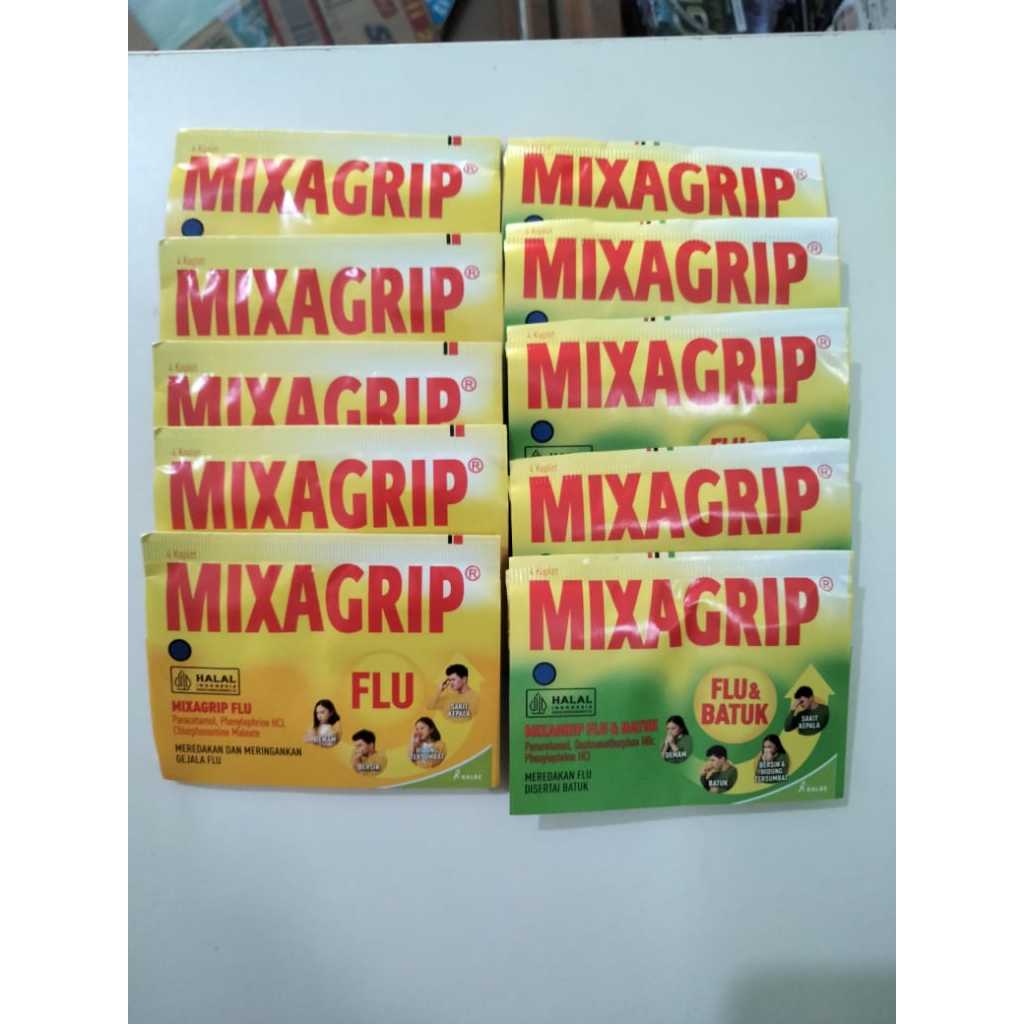 Jual 5lembar/20TABLET OBAT MIIXAGRIP FLU,MIXAGRIP FLU&BATUK | Shopee ...