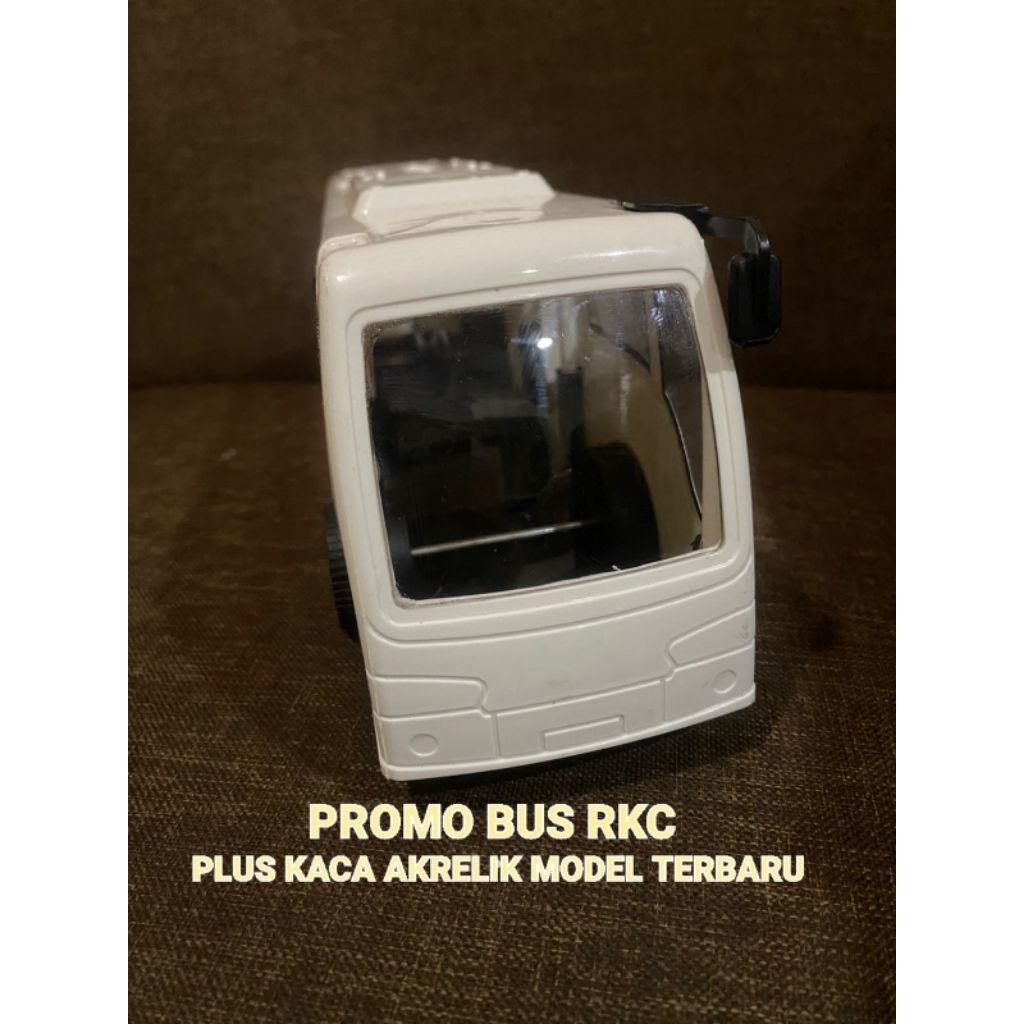 Jual MINIATUR BUS RKC PLUS KACA AKRELIK MODEL TERBARU | Shopee Indonesia