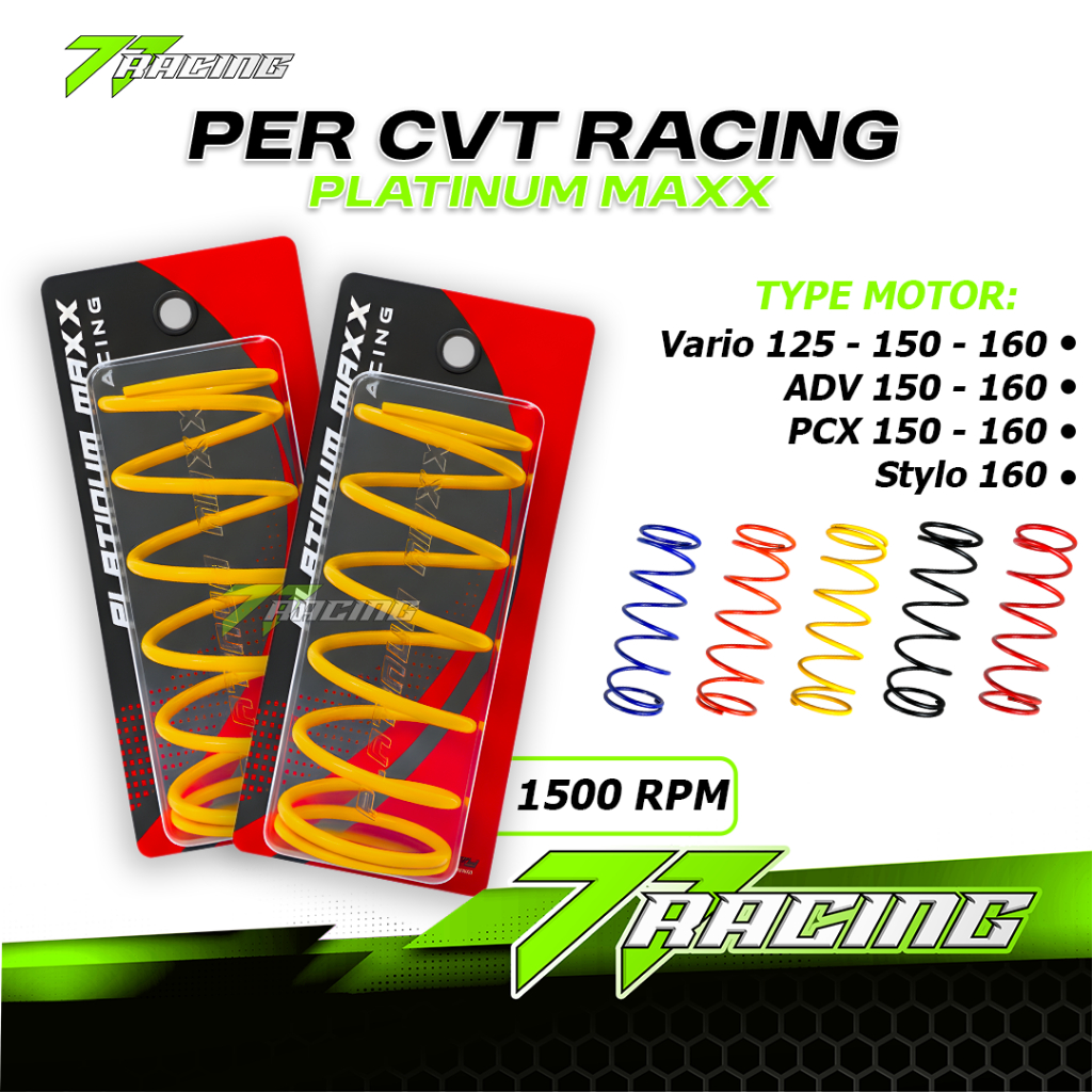 Jual PER CVT RACING 1000-1500-2000 RPM VARIO 125 PCX 150 VARIO 160 ...