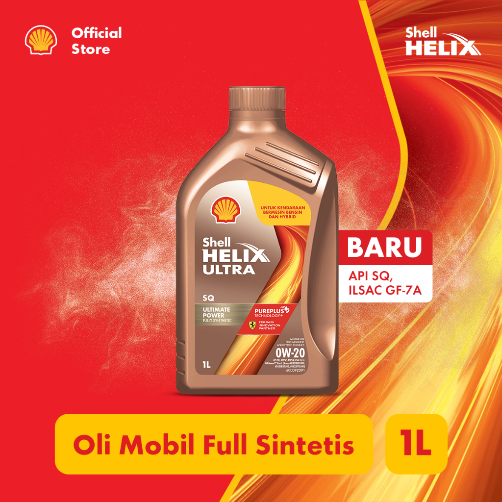 Jual Oli Mobil Shell Helix Ultra SQ 0W-20 (1L) – Full Synthetic Pelumas ...