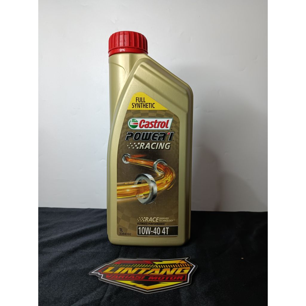 Jual CASTROL POWER 1 RACING 10W-40 4T 1L | Shopee Indonesia