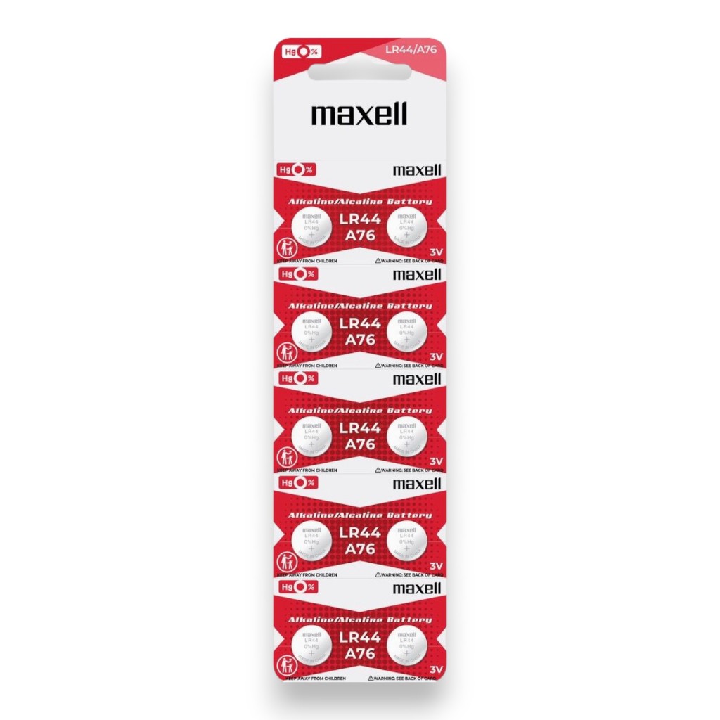 Jual Maxell LR44 AG13 357 L1154 Maxell Original Alkaline Battery Isi ...