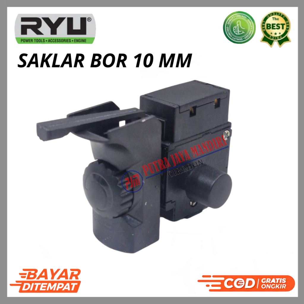 Jual Ryu Saklar ON OFF Bor 10 MM Switch Electric Drill Sakelar Skakel ...