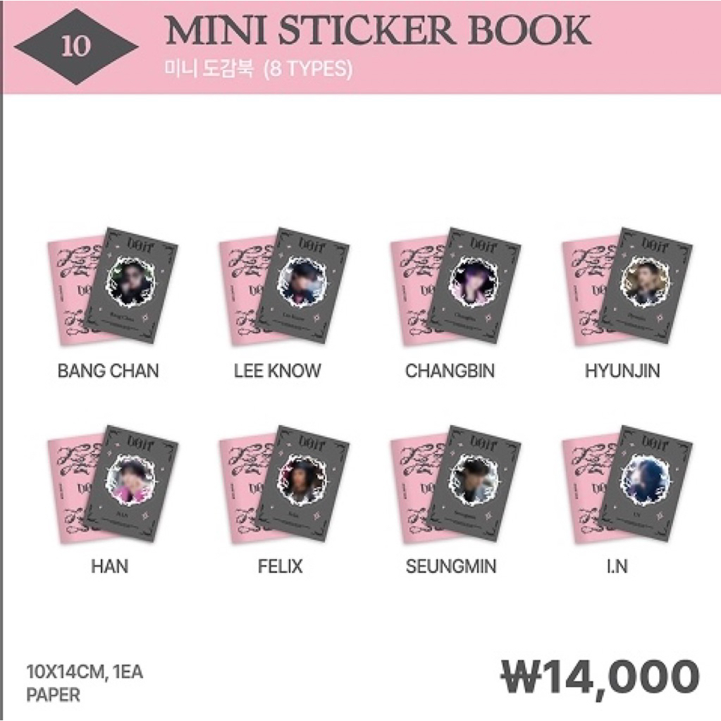 Jual [PRE ORDER] MD MINI STICKER BOOK STRAY KIDS DO IT BANG CHAN LEE ...