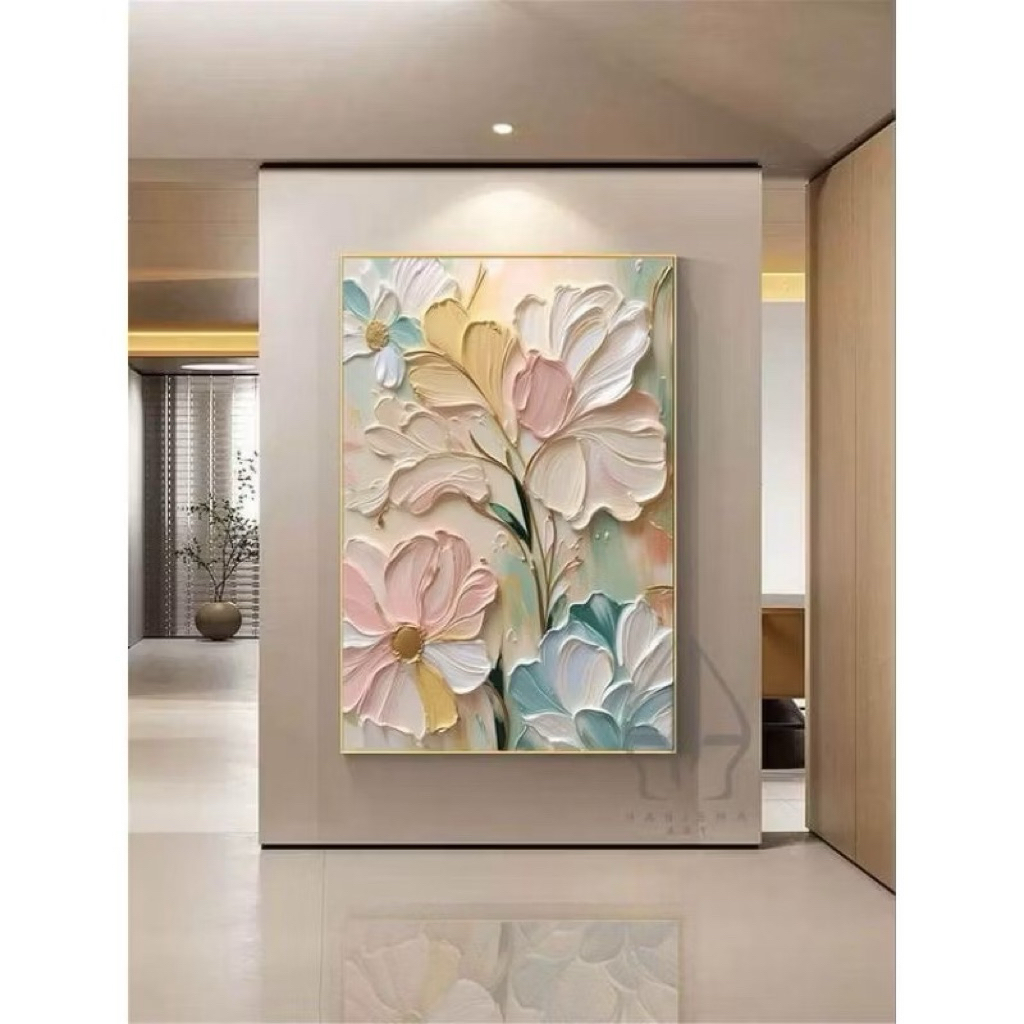 Jual Lukisan Dinding Bunga Full Color Ukuran 200x120cm - Lukisan ...