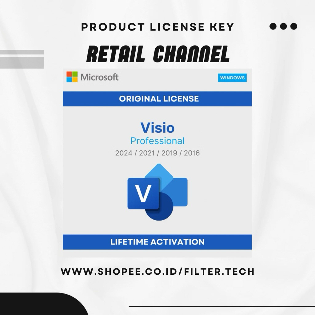 Jual Visio Pro 2024 | 2021 | 2019 | 2016 Project Pro Original Lisensi ...