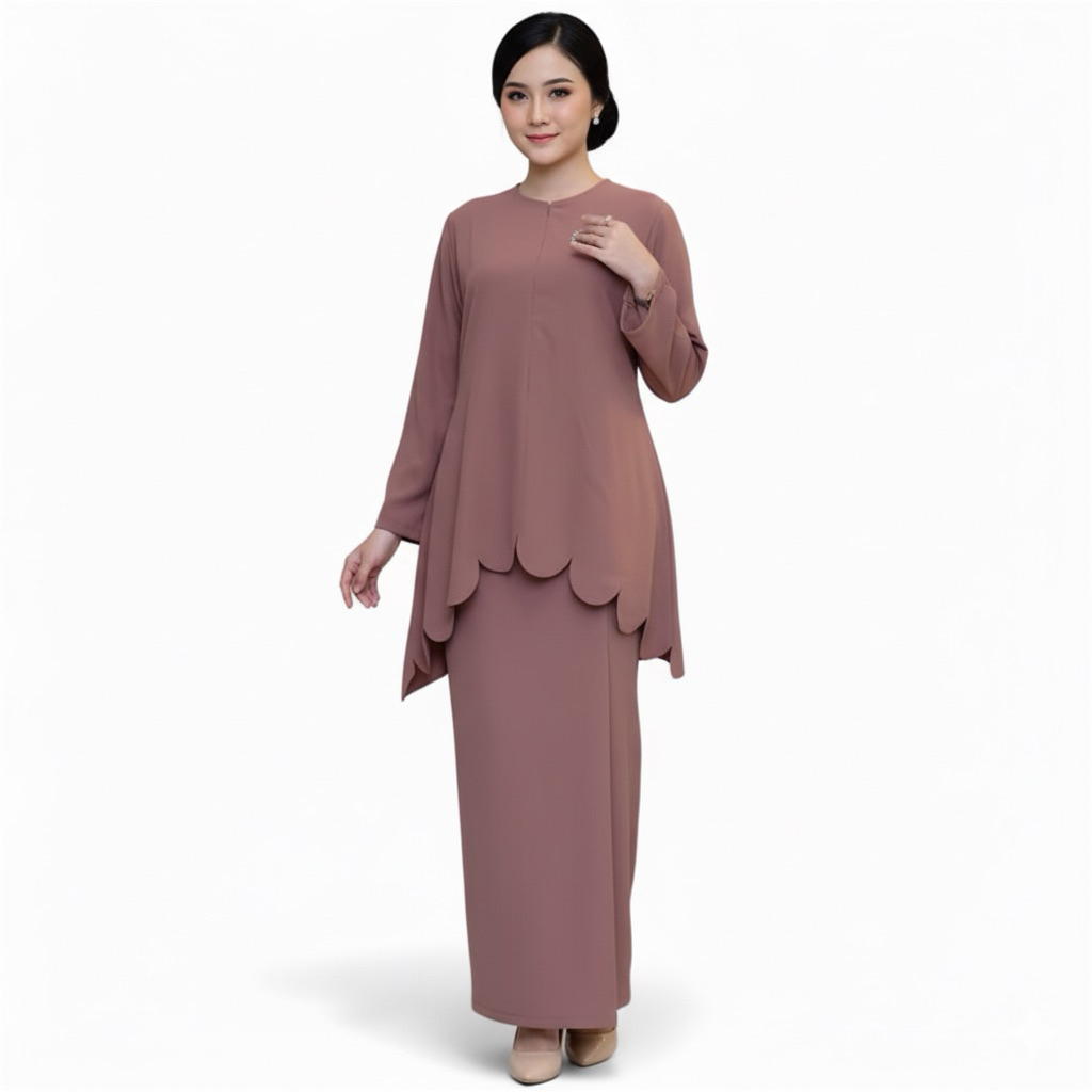 Jual AMARA Set Kurung Melayu Slavina Series Setelan Rok Kurung Malay ...