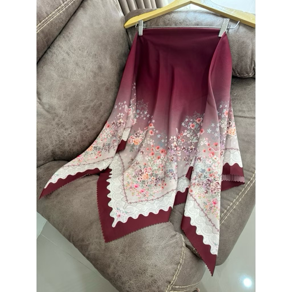 SEGI EMPAT MOTIF print terbaru ORIGINAL voal motif viral 110x110