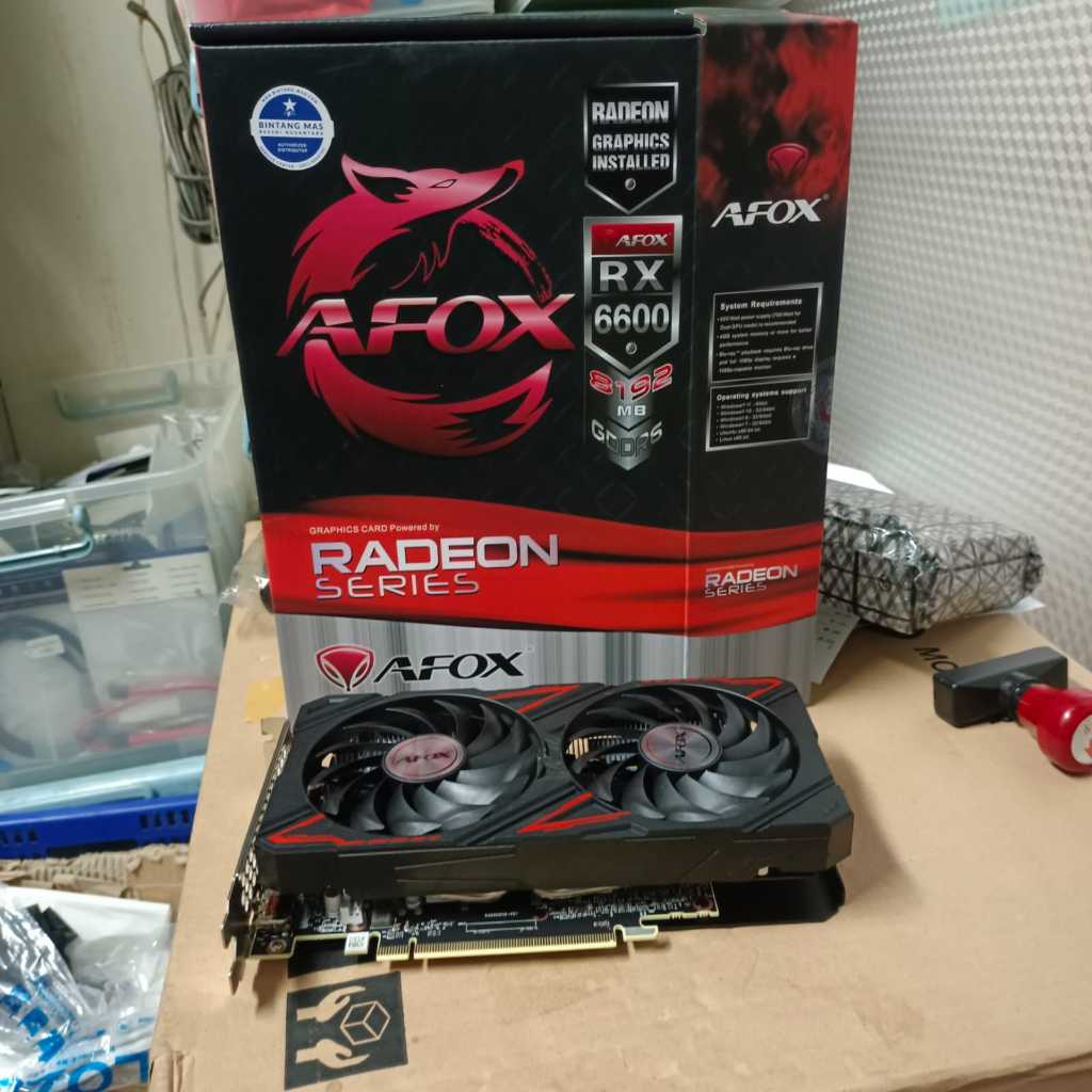 Jual Afox RX 6600 VGA Card Radeon 8GB GDDR6 / VGA RX6600 8GB | Shopee ...