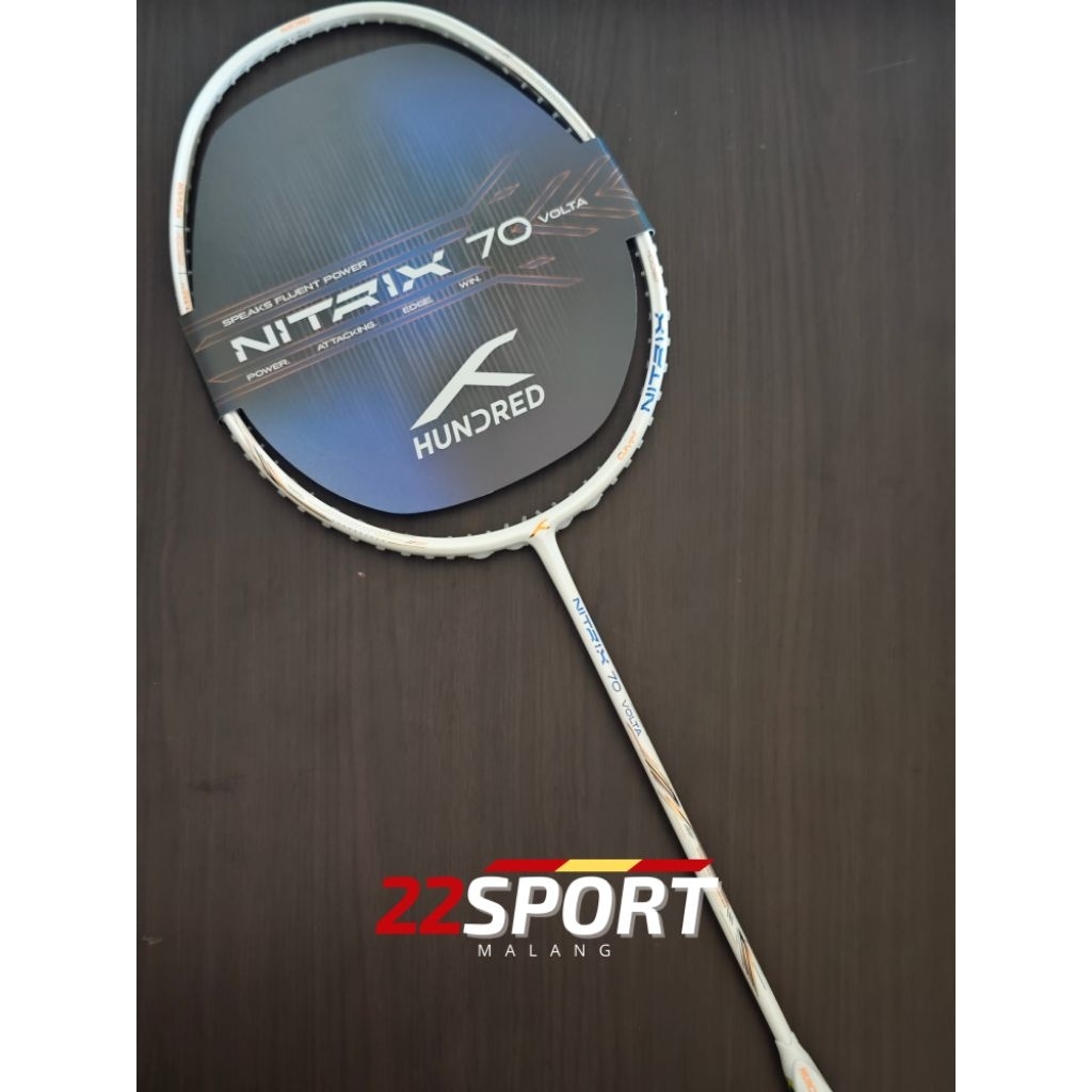Jual Raket Badminton Hundred Nitrix 70 Volta Original | Shopee Indonesia