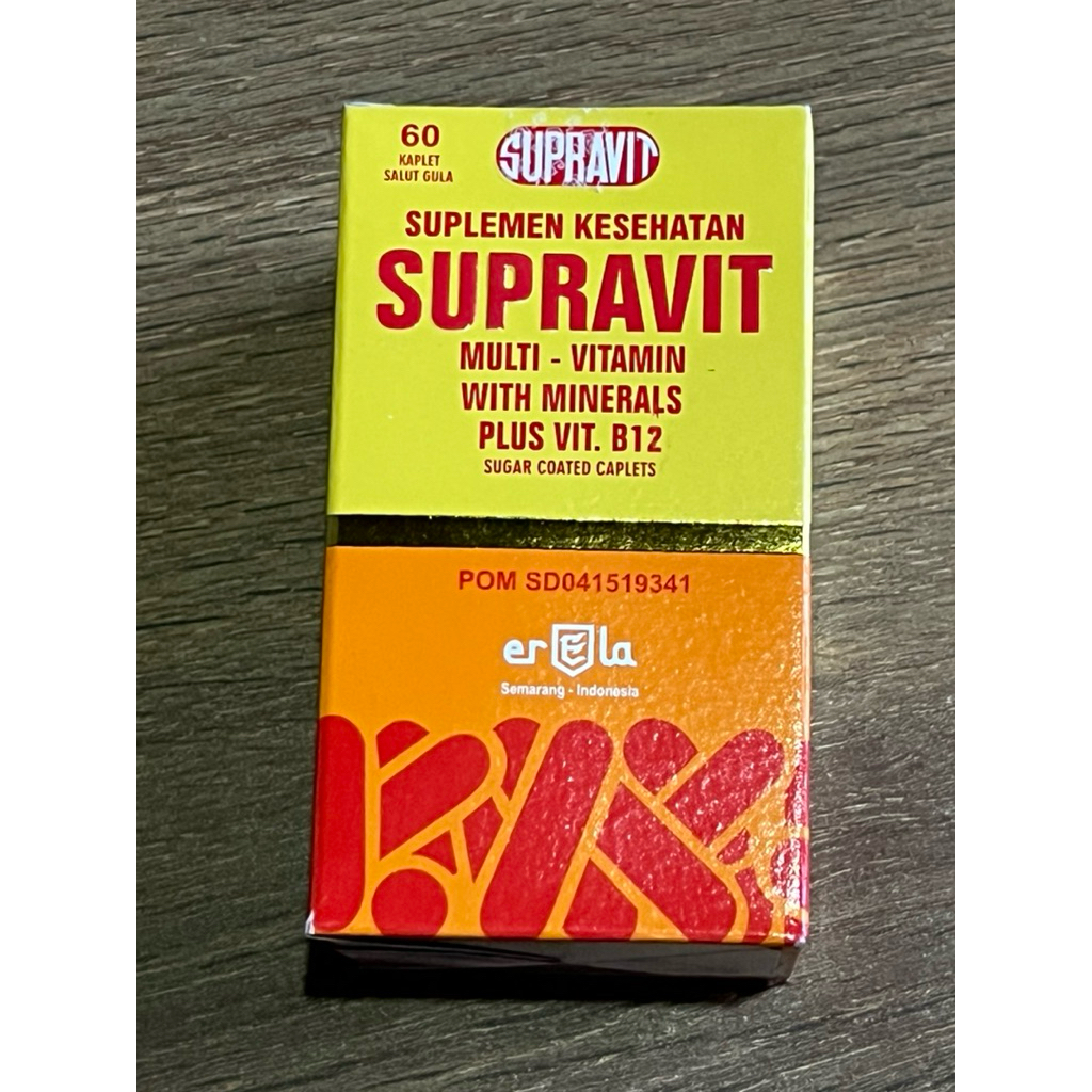 Jual Vitamin Supravit 60 tablet | Shopee Indonesia