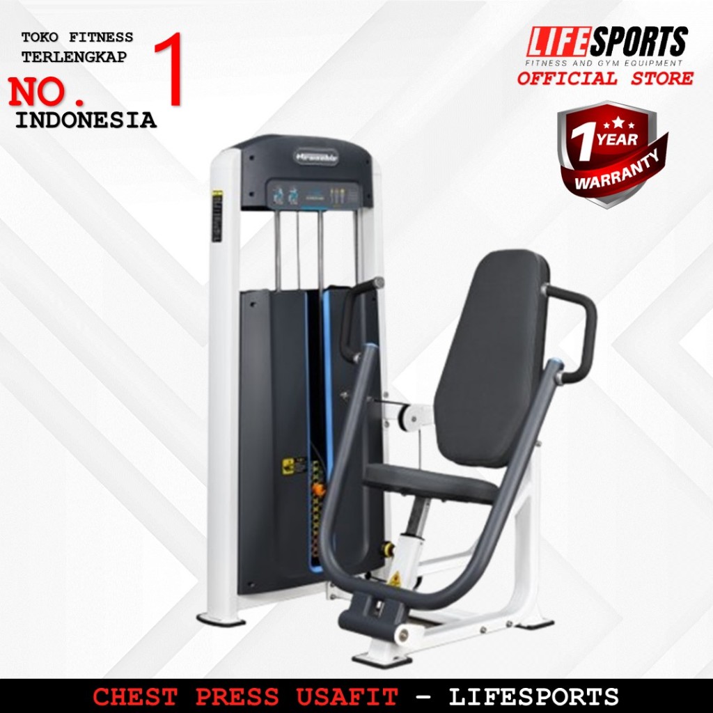 Jual Lifesports - New Alat Olahraga Fitness Gym Chest Press Machine ...