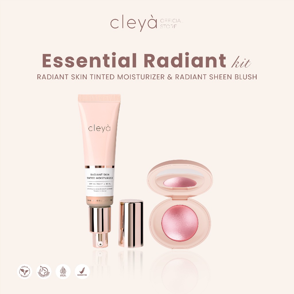 Jual [BUNDLE] Cleyà Essential Radiant Kit - Radiant Skin Tinted ...