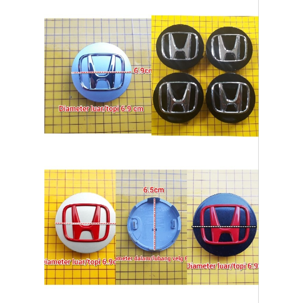 Jual dop roda tutup baut as roda velg racing honda crv hrv accord ...