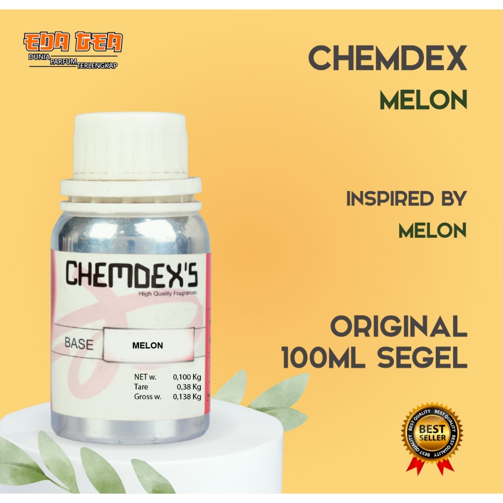 Jual bibit parfum murni MELON CHEMDEX'S 100ML SEGEL | Shopee Indonesia