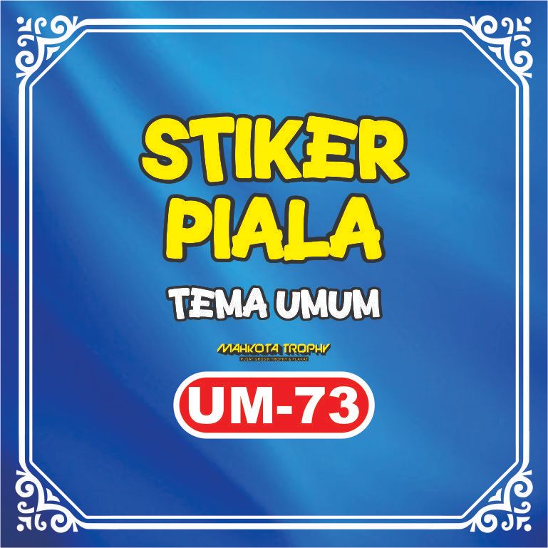 Jual STIKER PIALA TEMA UMUM (UM-73) | Shopee Indonesia